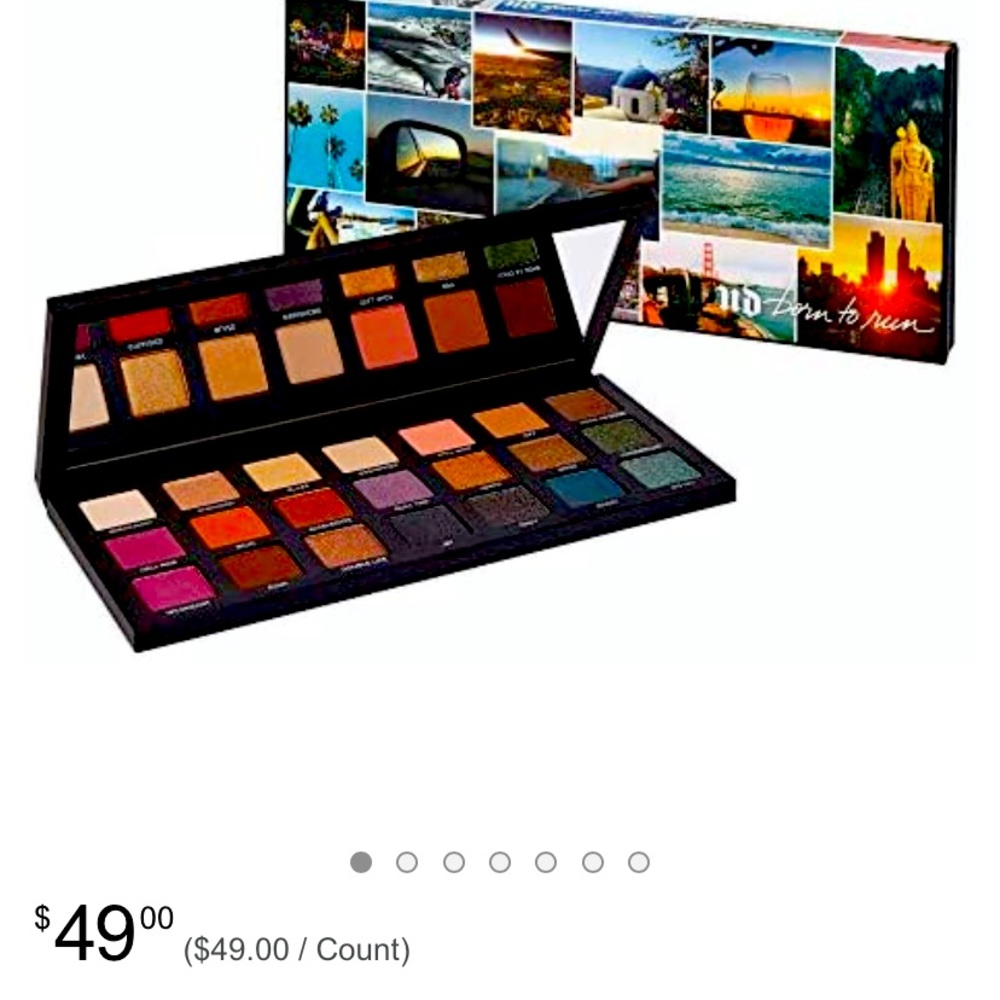 URBAN DECAY BORN TO RUN eyeshadow pallet DISCONTINUED